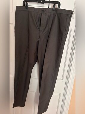 Dockers Men's Grey Pinstripe Pattern Dress Pants